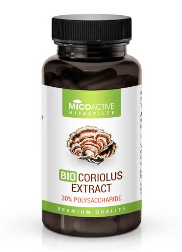 Micoactive Bio Coriolus Extract – capsule pentru protectie si imunitate – 80 cps